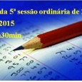 PAUTA DA 5ª SESSÃO ORDINÁRIA DE 2015.  Em atenção ao que dispõe o artigo 182 e parágrafo único do Regimento Interno, torna-se pública a Pauta da 5ª Sessão Ordinária do […]