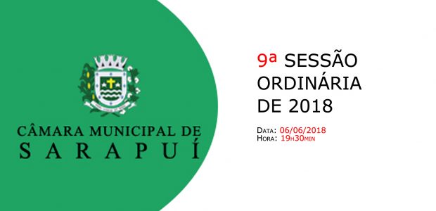 PAUTA DA 9ª SESSÃO ORDINÁRIA DE 2018  Em atenção ao que dispõe o artigo 182 e parágrafo único do Regimento Interno, torna-se pública a Pauta da 9ª Sessão Ordinária do […]