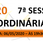 Pauta da 7ª sessão ordinária