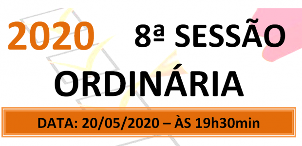 PAUTA DA 8ª SESSÃO ORDINÁRIA DE 2020 Em atenção ao que dispõe o artigo 182 e parágrafo único do Regimento Interno, torna-se pública a Pauta da 8ª Sessão Ordinária do […]