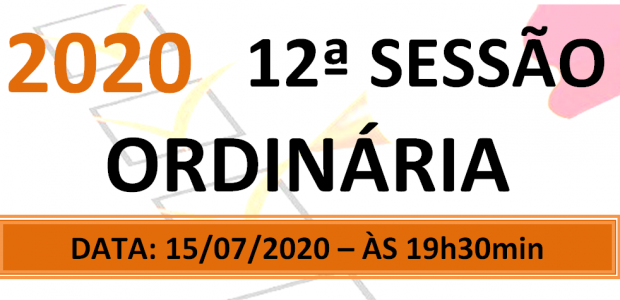 PAUTA DA 12ª SESSÃO ORDINÁRIA DE 2020. Em atenção ao que dispõe o artigo 182 e parágrafo único do Regimento Interno, torna-se pública a Pauta da 12ª Sessão Ordinária do […]