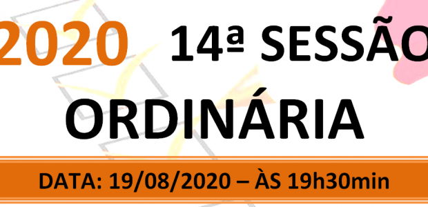 PAUTA DA 14ª SESSÃO ORDINÁRIA DE 2020 Em atenção ao que dispõe o artigo 182 e parágrafo único do Regimento Interno, torna-se pública a Pauta da 14ª Sessão Ordinária do […]