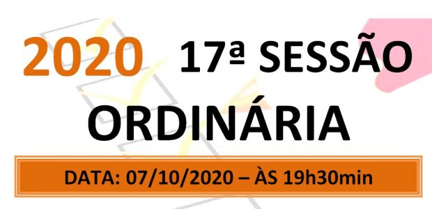 PAUTA DA 17ª SESSÃO ORDINÁRIA DE 2020. Em atenção ao que dispõe o artigo 182 e parágrafo único do Regimento Interno, torna-se pública a Pauta da 17ª Sessão Ordinária do […]