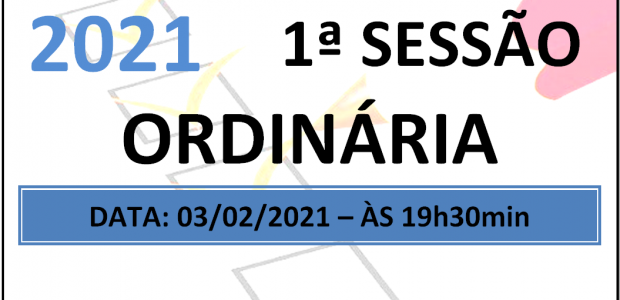 PAUTA DA 1ª SESSÃO ORDINÁRIA DE 2021 Em atenção ao que dispõe o artigo 182 e parágrafo único do Regimento Interno, torna-se pública a Pauta da 1ª Sessão Ordinária do […]