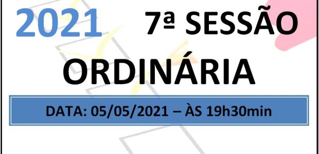 PAUTA DA 7ª SESSÃO ORDINÁRIA DE 2021 Em atenção ao que dispõe o artigo 182 e parágrafo único do Regimento Interno, torna-se pública a Pauta da 7ª Sessão Ordinária do […]