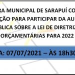 Audiência pública LDO 2022