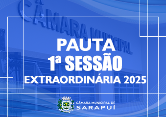 Em atenção ao que dispõe o artigo nº 228, Parágrafo Único inciso I, art. 227, e art. 229 do Regimento Interno desta Casa, torna-se pública a Pauta da 1ª Sessão [&hellip;]